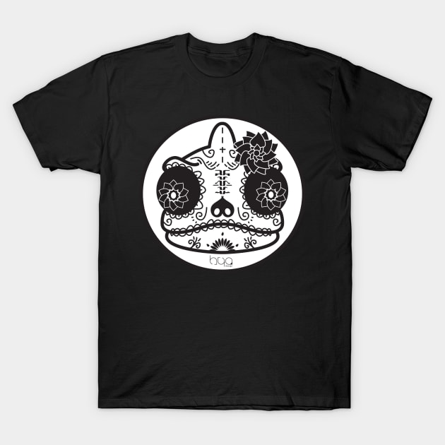 Day of the Dead Kameleon T-Shirt by hyodesign